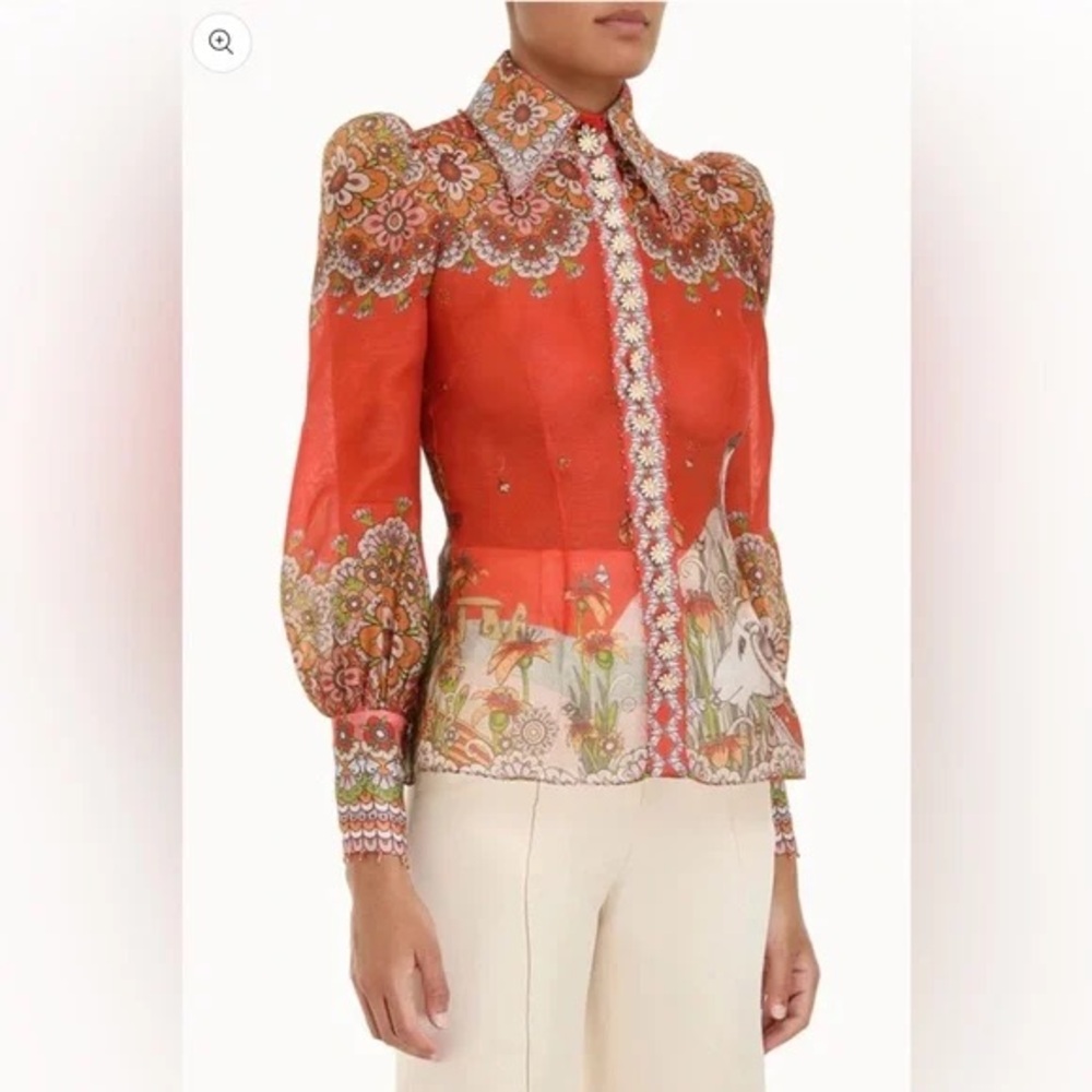 Zimmermann Kaleidoscope Zodiac Body Shirt